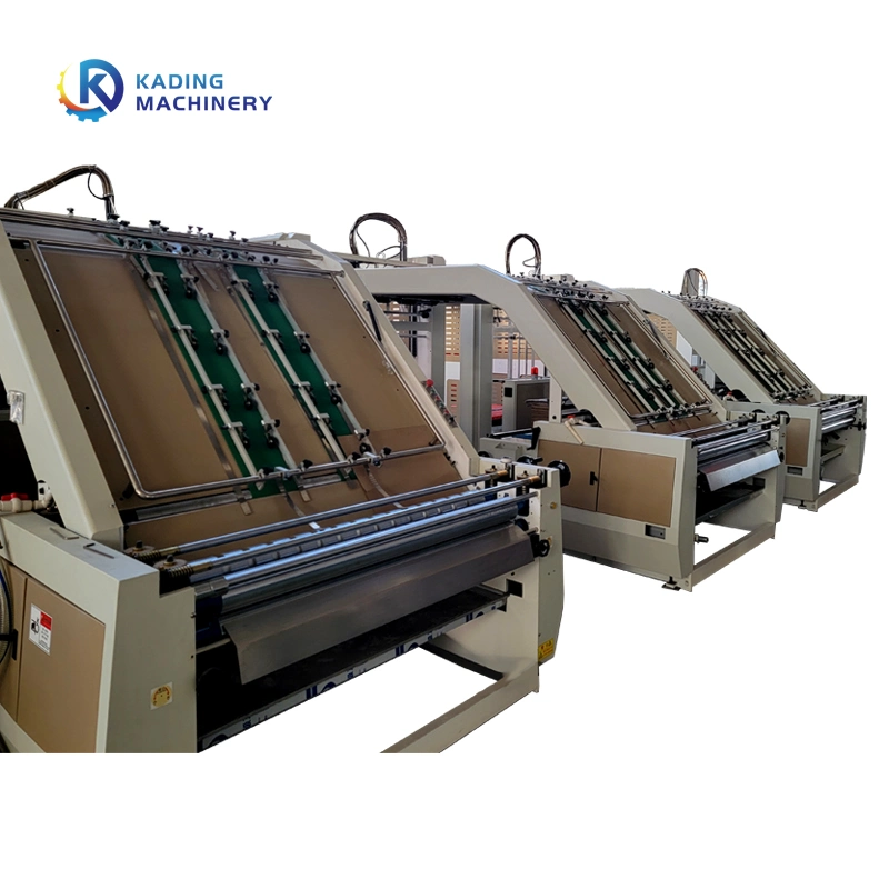 High Quality Corrugated Cardboard and Carton Packing Machine with Low Platform Semi-Automatic Flute Laminator