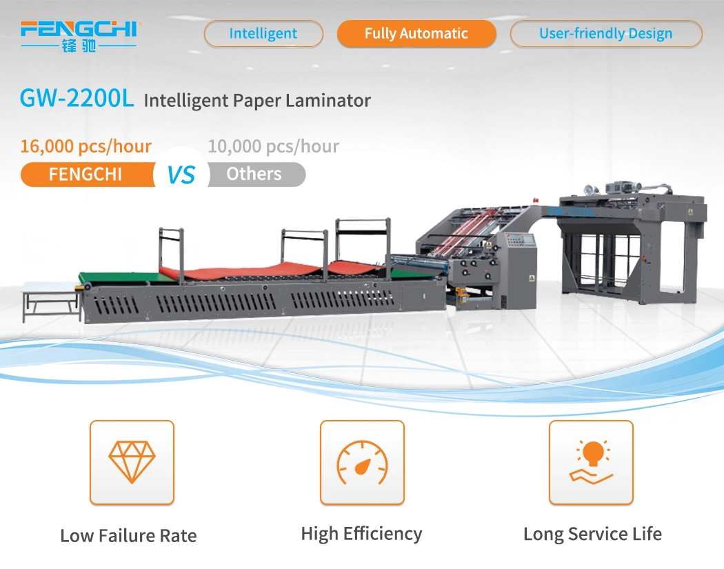 165m/Min Heavy Duty High Speed Automatic Cardboard Corrugated Paper Flute Laminator